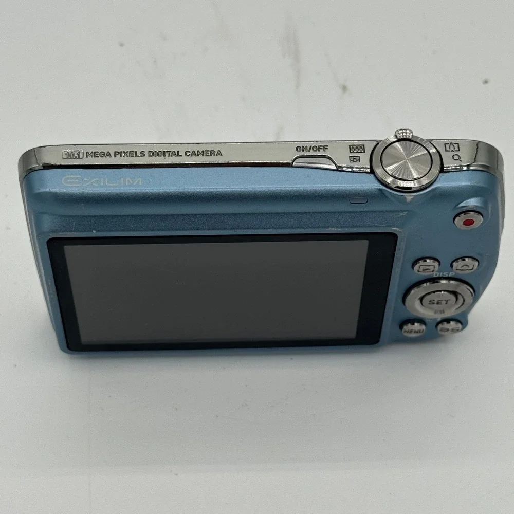 Casio Exilim EX-S5 Blue 10.1MP Digital Camera 3x Optical Zoom Y2K Bundle